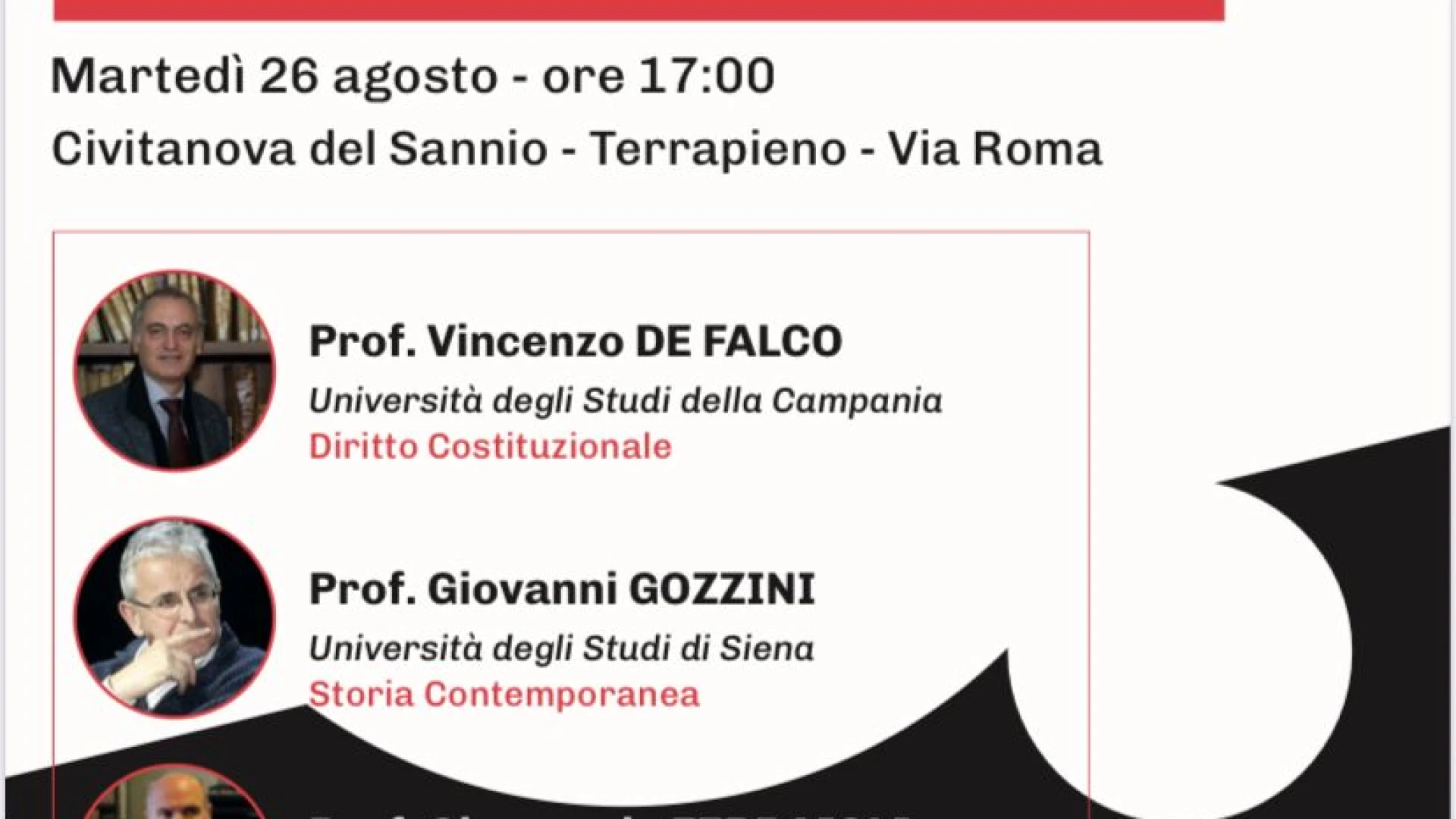 “Comprendere il conflitto Israelo-Palestinese”, fonti dirette e analisi esperta”. Importante momento di confronto in programma a Civitanova del Sannio martedì 26 agosto.
